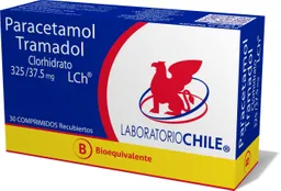 Paracetamol/Tramadol 325-37,5 Mg X 30 Comprimidos