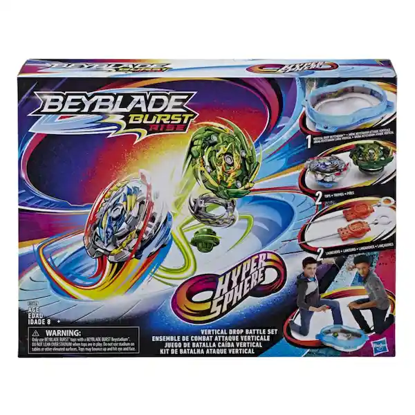 Bey Blade Juego Vertical Drop Bat Beyblade