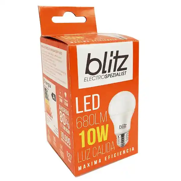 Blitz Ampolleta Led 10W Luz Calida