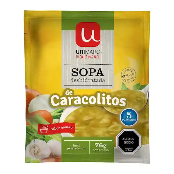 Sopa Caracolitos