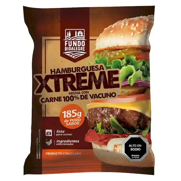 Xtreme Hamburguesa de Carne Vacuno 