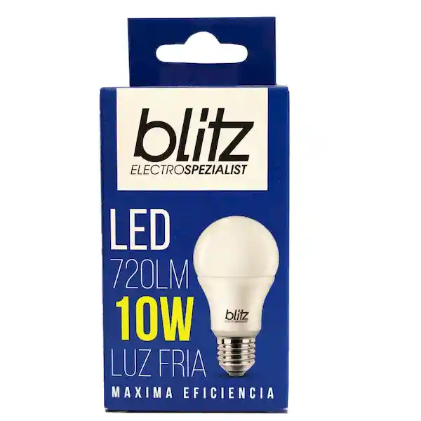 Blitz Ampolleta Led 10W Blitz, Luz Fria