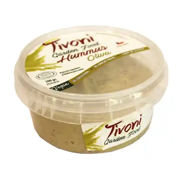 Tivoni Garden Foods Untable Hummus Oliva