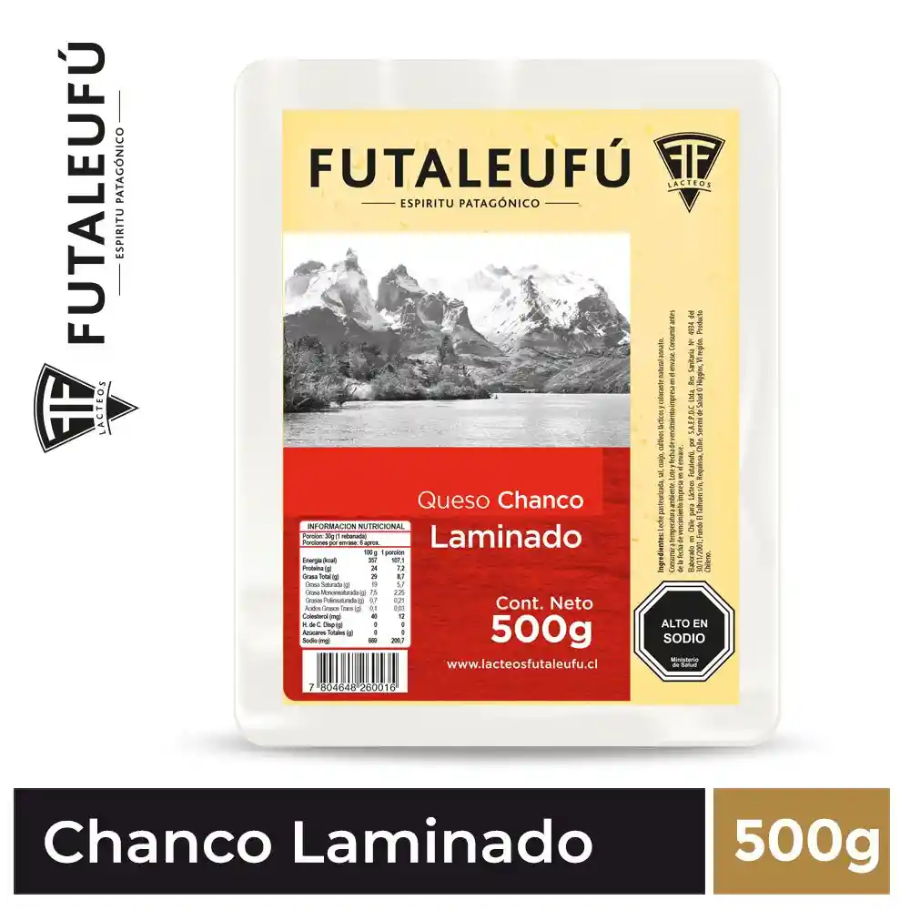 Futaleufu Queso Chanco Laminado