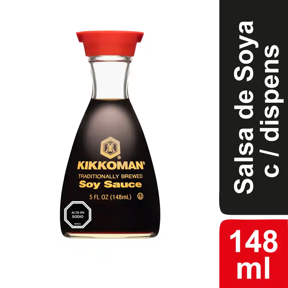 Kikkoman Salsa De Soya Con Dispensador