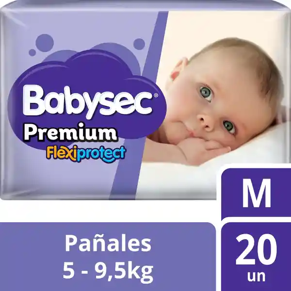 Babysec Pañal Premium Flexiprotect Talla M
