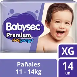 Babysec Pañales Premium Flexiprotect Talla XG