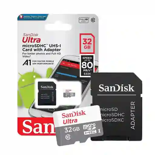 Sandisk Memoria Micro Sd 32Gb