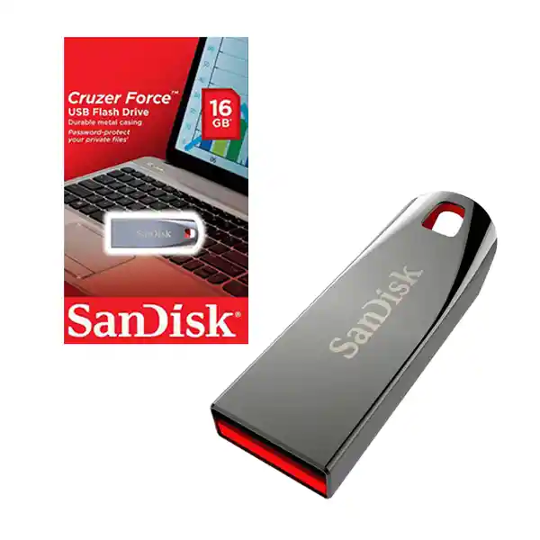 Sandisk Memoria Usb Pendrive Cruzer Force 16Gb