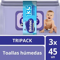 Babysec Toallita Húmeda Premium Tripack