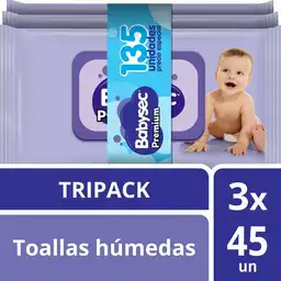 Babysec Toallita Húmeda Premium Tripack