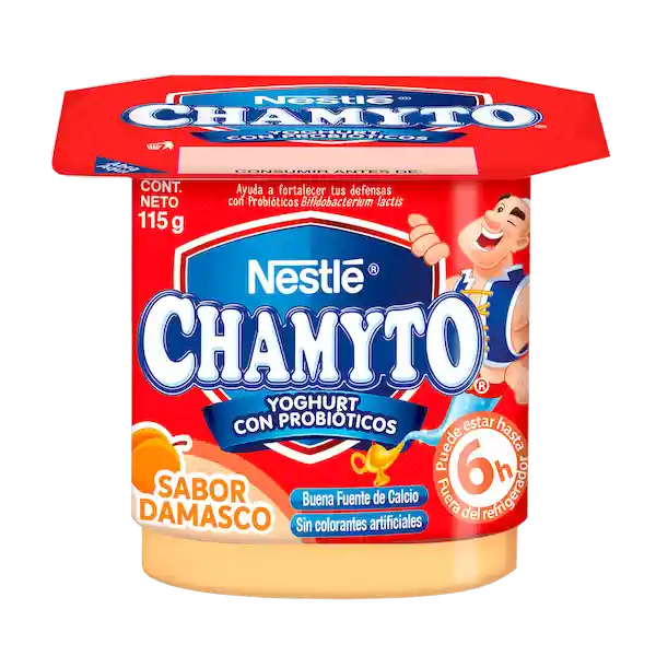 Chamyto Yogurt sin Lactosa Sabor Damasco