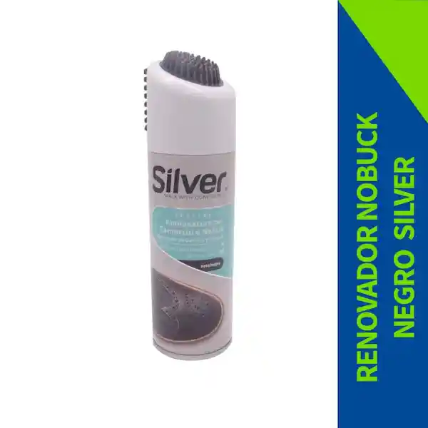 Silver Renovador Nobuck Negro