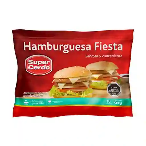 Super Cerdo Hamburguesa Fiesta