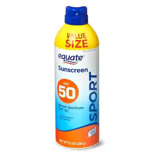 Equate Protector Solar Sport Spray Spf 50 Value Size