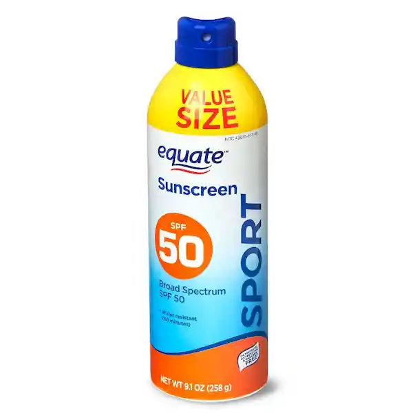 Equate Protector Solar Sport Spray Spf 50 Value Size