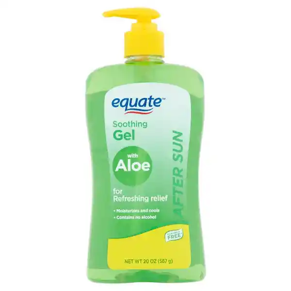 Equate After Sun Gel Aloe Vera Para Despu�s Del Bronceado