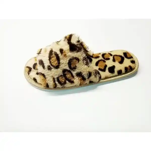 Boulevard Pantufla Mujer Leopardo Talla L