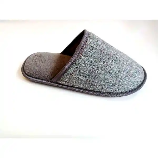 Boulevard Pantufla Hombre Gris Talla M