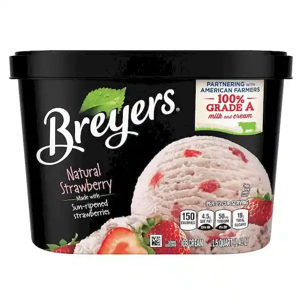 Breyers Helado Natural Strawberry