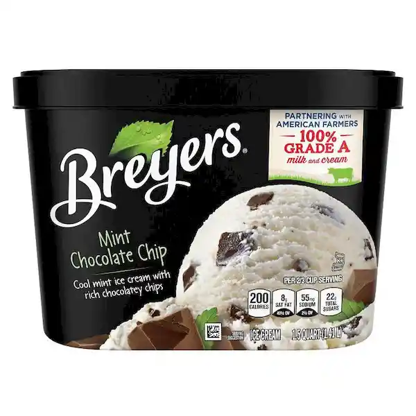 Breyers Helado Mint Chocolate Chip