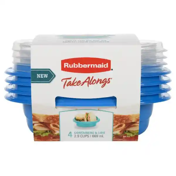 Rubbermaid Takealongs Snack To Go Contenedores