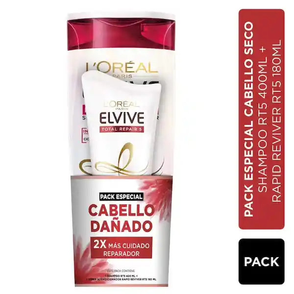 Elvive Shampoo + Elvive Rapid Reviver