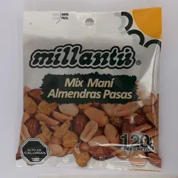 Millantu Snack Mix Maní Almendra y Pasas