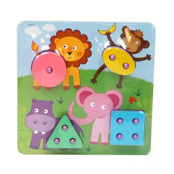 Kidz Time Puzzle De Madera Figura