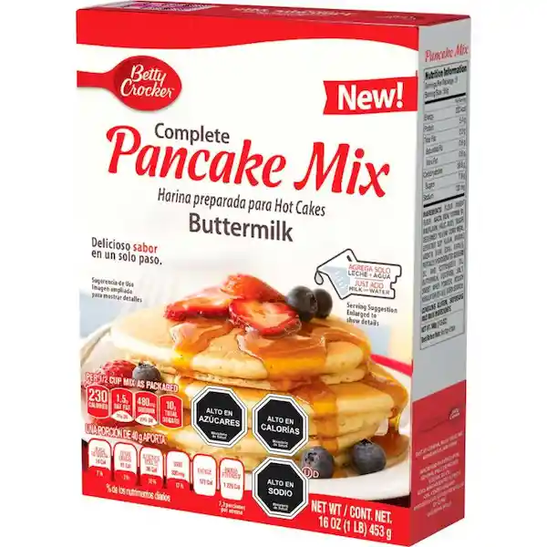 Betty Crocker Mezcla Para Hot Cakes