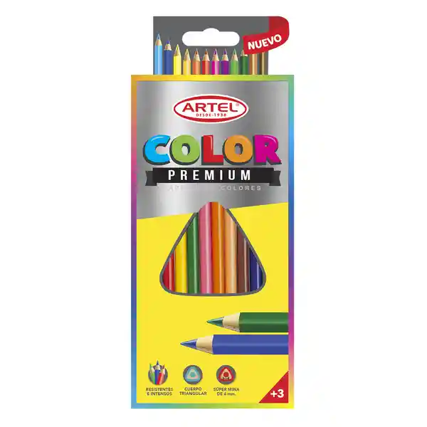 Artel Lápiz de Colores Premium 4 mm en Estuche