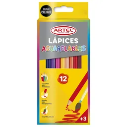 Lápiz De Color Artel Acuarelables 12 U