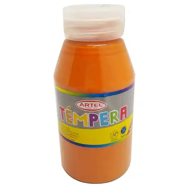 Frasco Témpera Naranja 77 250Ml. Artel