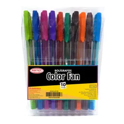 Artel Bolígrafos Color Fan 2.0