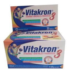 Vitakron 3 X 30 Capsulas