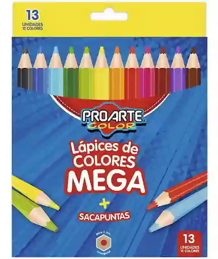 Proarte Lapices Mega Sacpnt