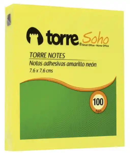 Torre Notas Amarillo Neon