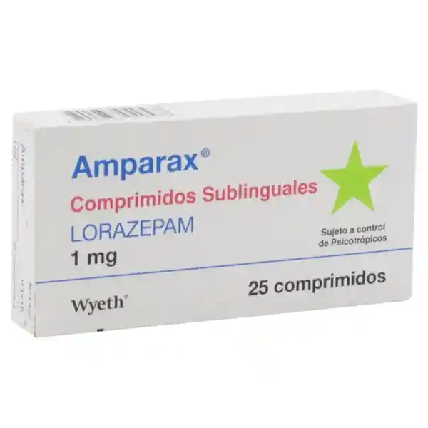 Amparax Sl 1 Mg X 25 Comp