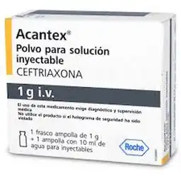 Acantex Ceftriaxona 1 G Iv