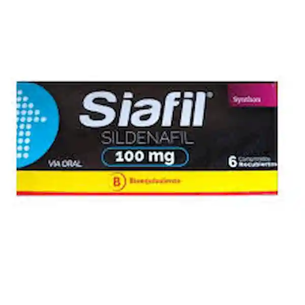 Siafil 100 Mg X 3 Comprimidos Recubiertos