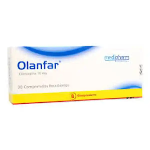 Olanfar 10 Mg X 30 Comprimidos