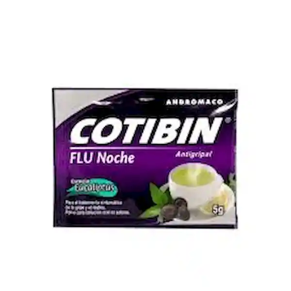 Cotibin Flu Noche Polvo Para Solucion Oral Sobres X 5 Gr