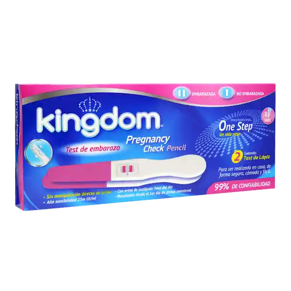 Kingdom Test De Embarazo 99% Compatibilidad