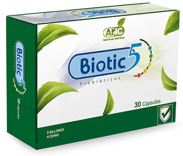 Biotic 5 Probióticos en Cápsulas