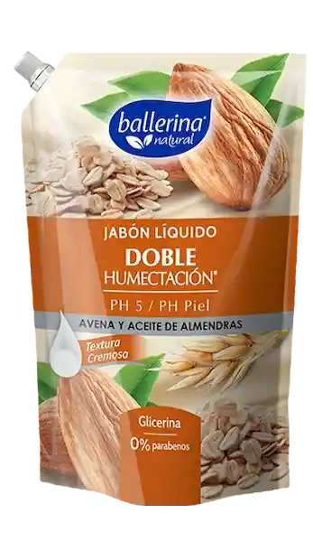 Ballerina Jabón Liquido Yogurt y Vainilla Coco