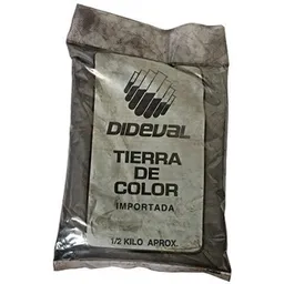 Dideval Tierra de Color Negra 0.5 Kg