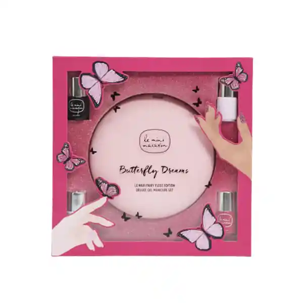 Le Mini Macaron Le Maxi Deluxe Kit Manicure Gel Butterfly Dreams