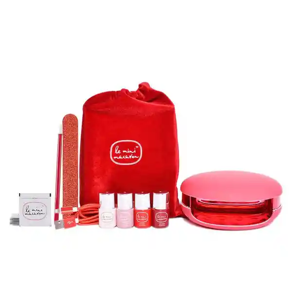 Le Mini Macaron Le Maxi Deluxe Kit de Manicure Gel (Rouge & Moi)