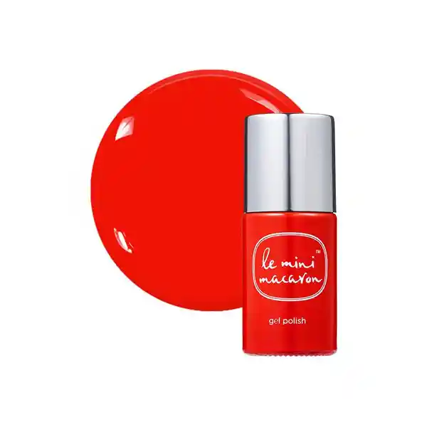 Le Mini Macaron Esmalte Gel (Cherry Red)