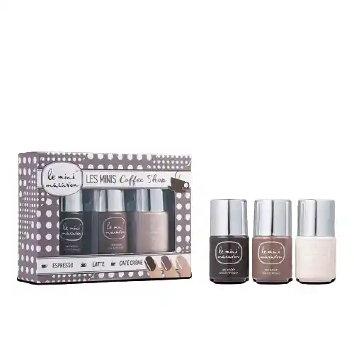 Le Mini Macaron Esmalte Gel Trio Coffe Shop